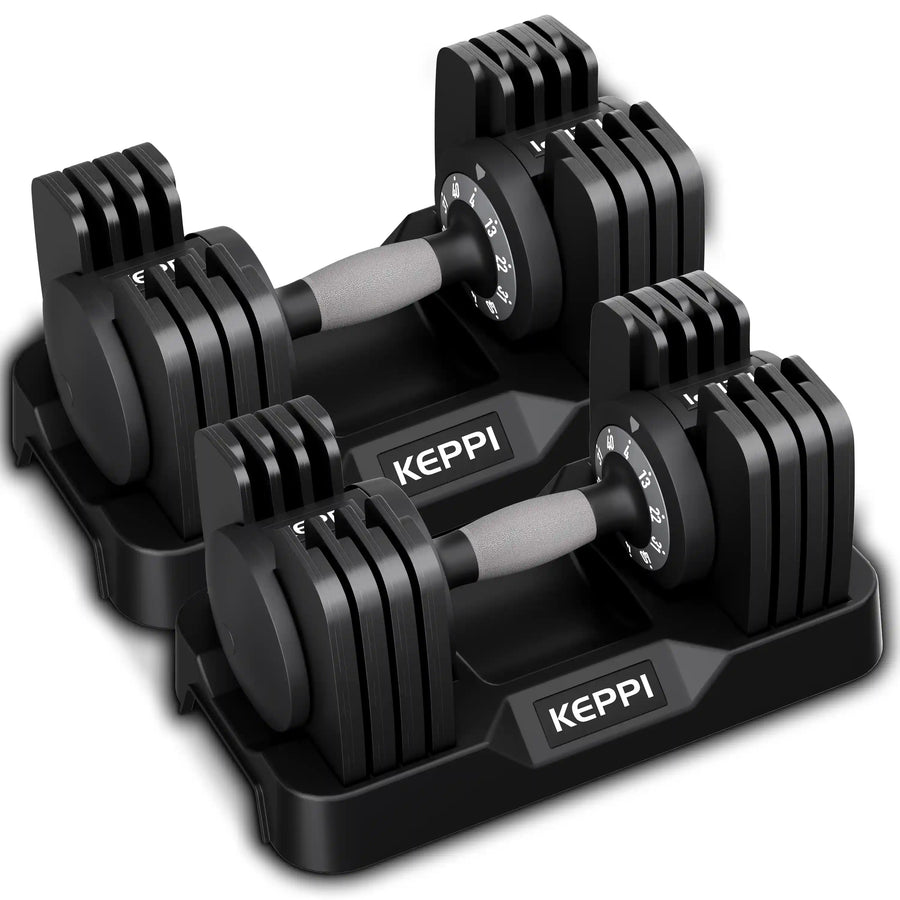 Strength Training Equipment - Adjustable 4-40LB Dumbbells Set DBA40 Pair