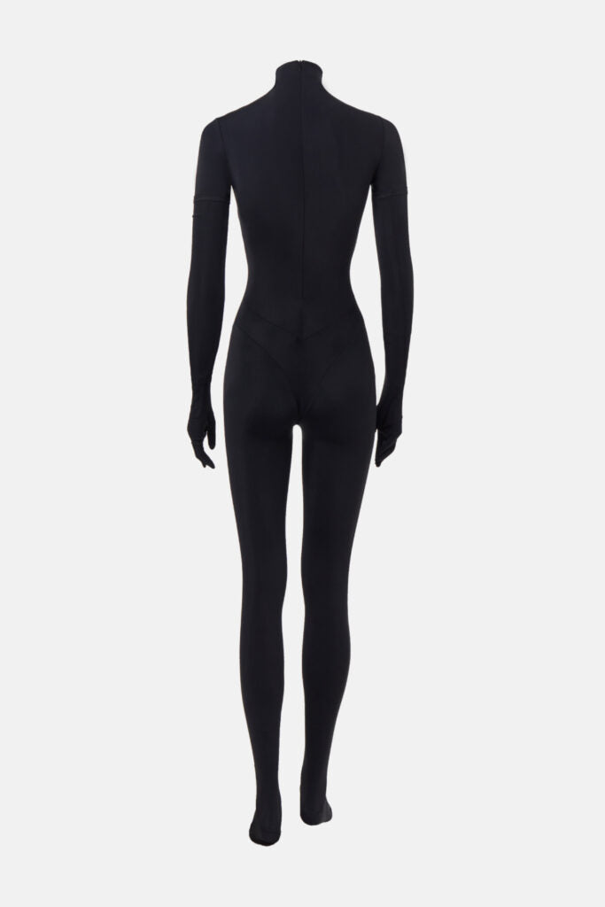 Fitted black jumpsuit