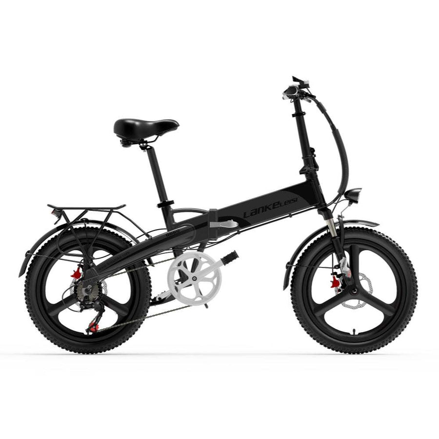 Lankeleisi G660 500W 20-Inch Folding Electric City Bike with 48V 12.8Ah 614Wh Battery