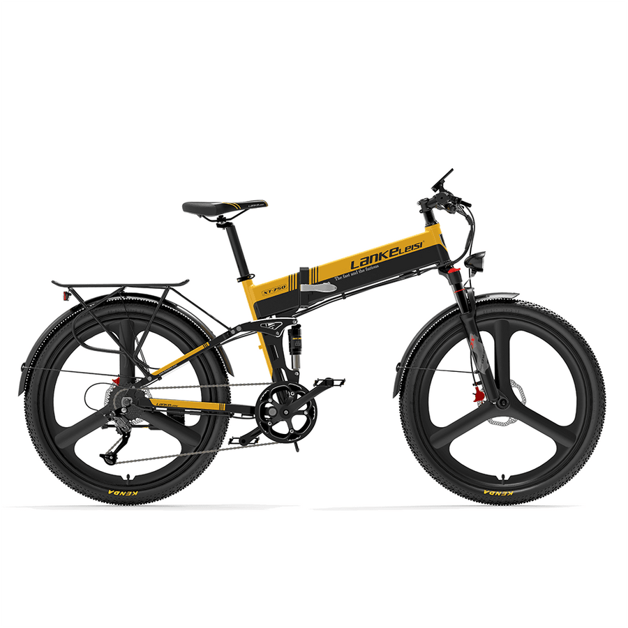 Lankeleisi XT750 500W 26-Inch Foldable Electric Mountain Bike with 48V 12.8Ah 614Wh Battery