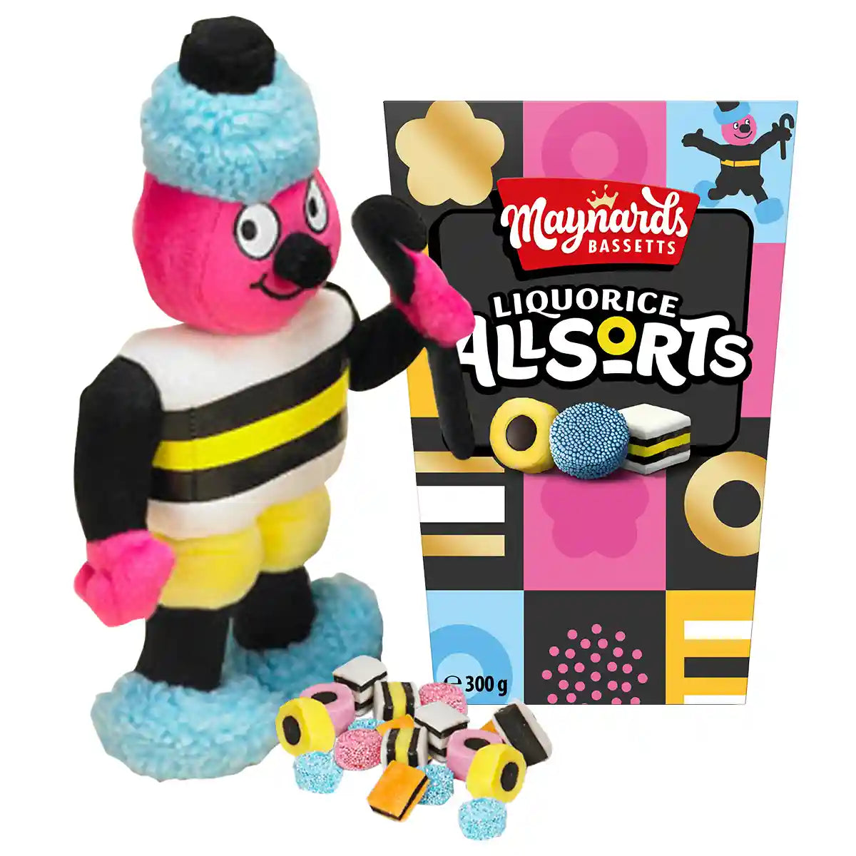 Maynards Bassets Liquorice Allsorts & Bertie Doll Soft Toy