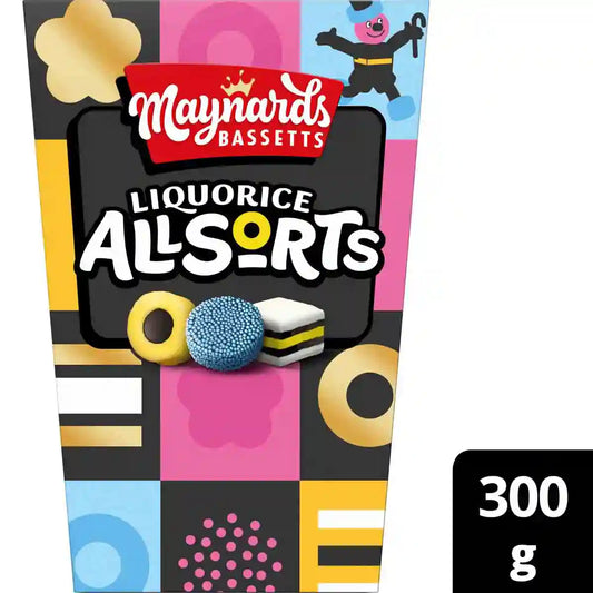 Maynards Bassetts Liquorice Allsorts Carton 300g