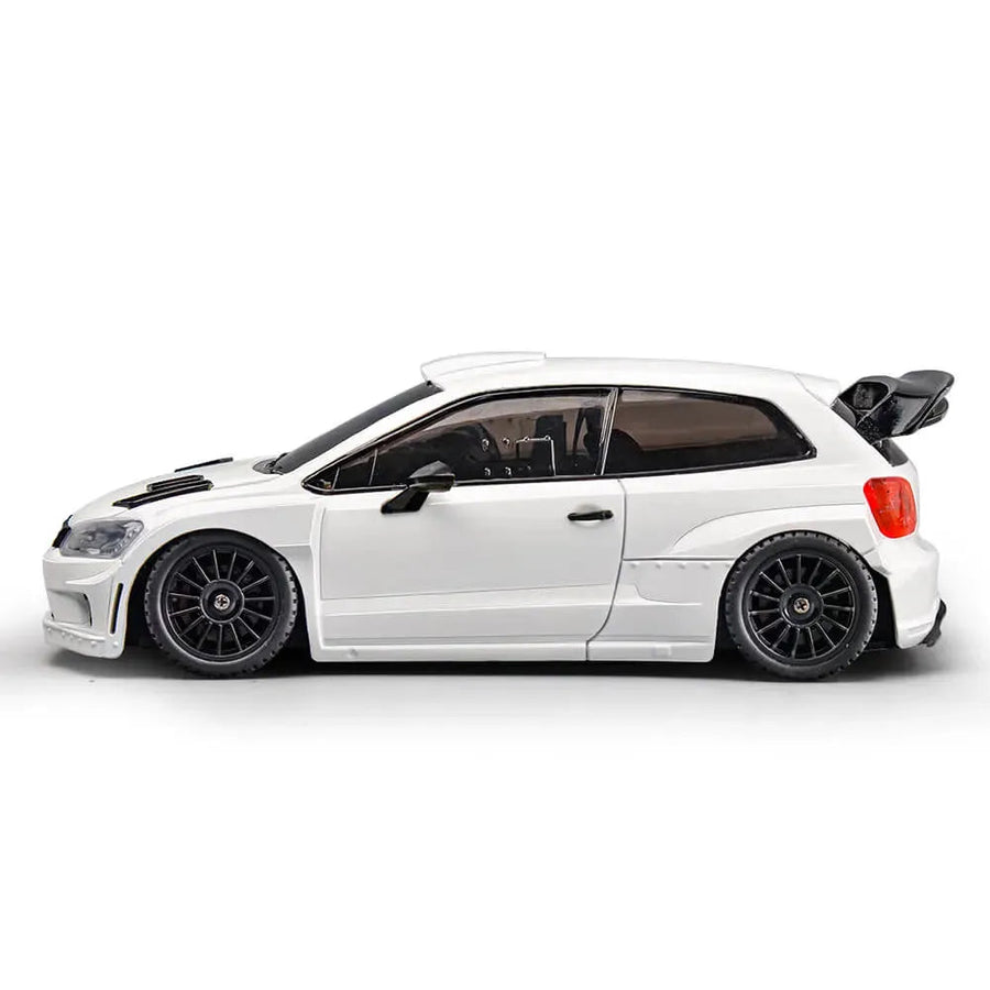 2025 - LDRC 2801 Pro POLO R Model 1/28 Scale 4WD RTR Full Proportional On-Road Racing RC Drift Car - White (Batteryx1) US Only - Late Sep