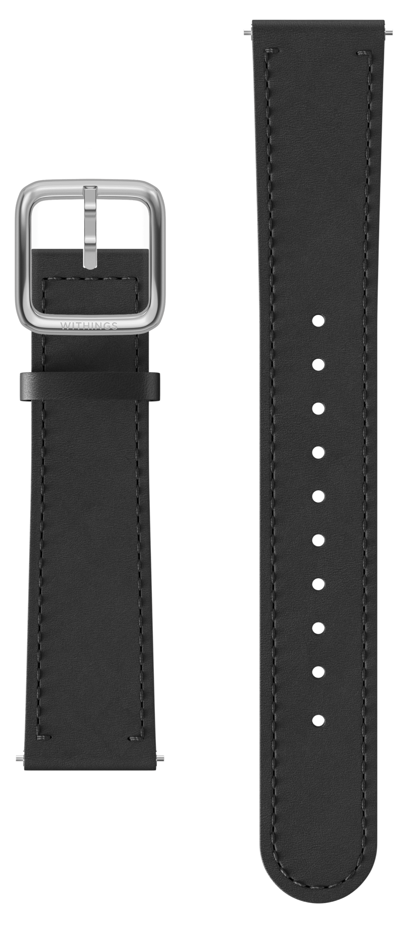 Withings Lederarmband Schwarz 18mm