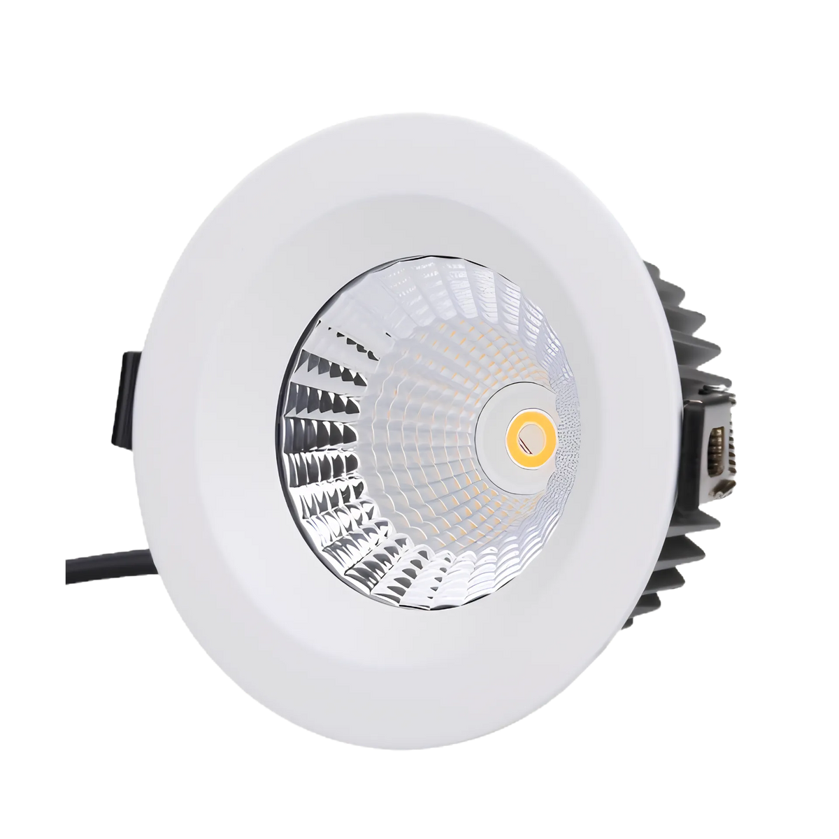 LED Einbaustrahler IP65 wasserdicht 12W 24V DC, Farbtemperatur einstellbar 2000-6000K, CRI 95, 60° Reflektor, Lochmaß Ø100 mm