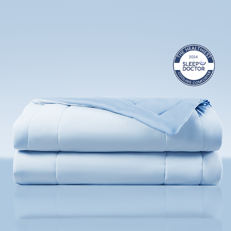 Z-Magic Bamboo Cooling Comforter - Skyway Blue / Queen 90"*90"