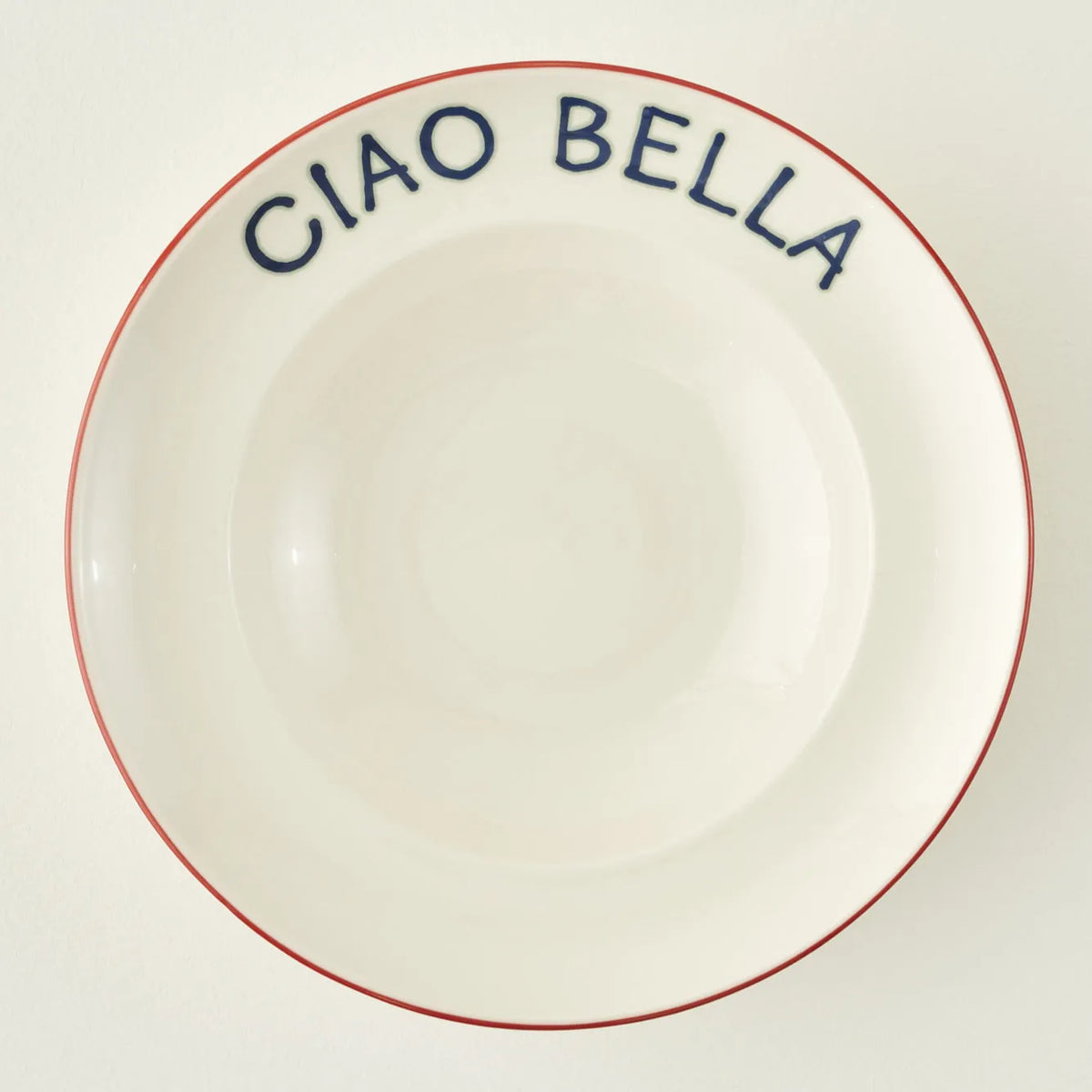 Line Porcelain Pasta Bowl