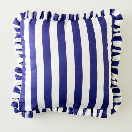 Line Ruffled Cushion Cover
