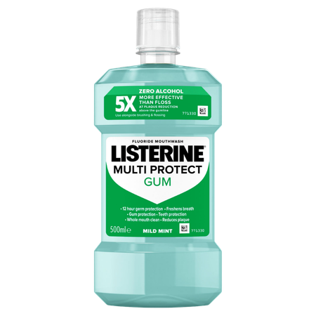Listerine Mild Mint Multi Protect Pro Gum Mouthwash - 500 ml