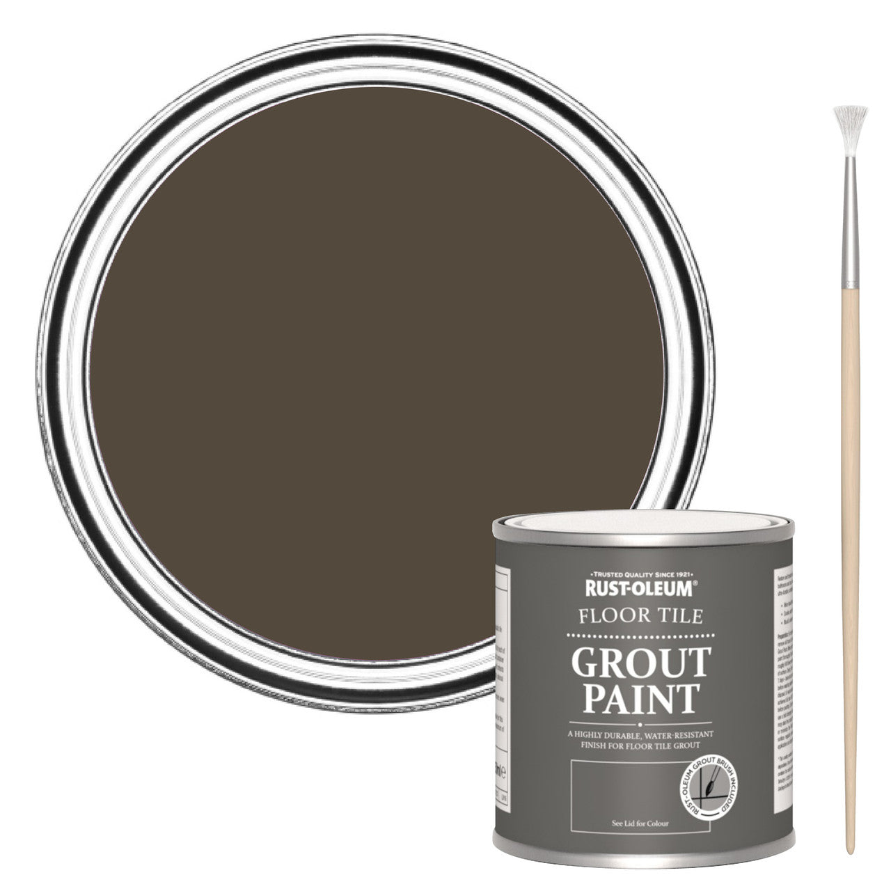 Rust-Oleum Brown Floor Grout Paint - Lockwood 250ml