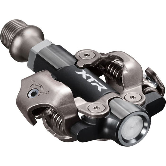 Shimano PD-M9200 XTR XC Race 3mm Shorter Axle Pedals - Black,silver