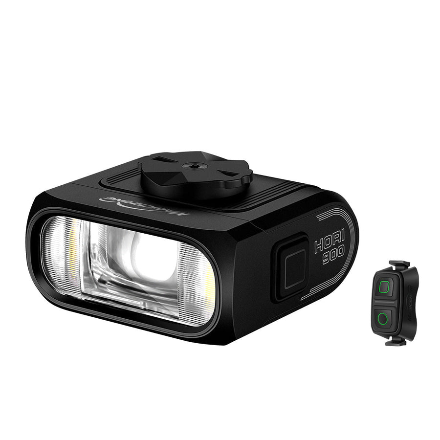 HORI 900 Anti-Glare Dual-Mount Bike Light - No Remote / Standard Bar Mount (MJ-6538)