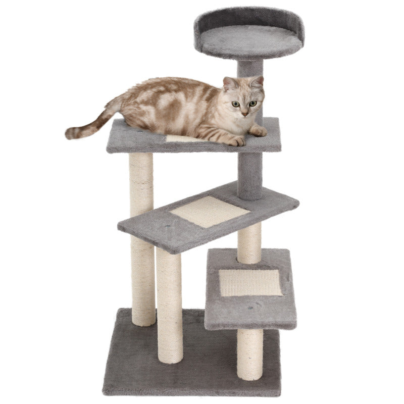 Multi-level Cat Activity Tower With Sisal Scratching Posts - Nearly 1 Metre Tall