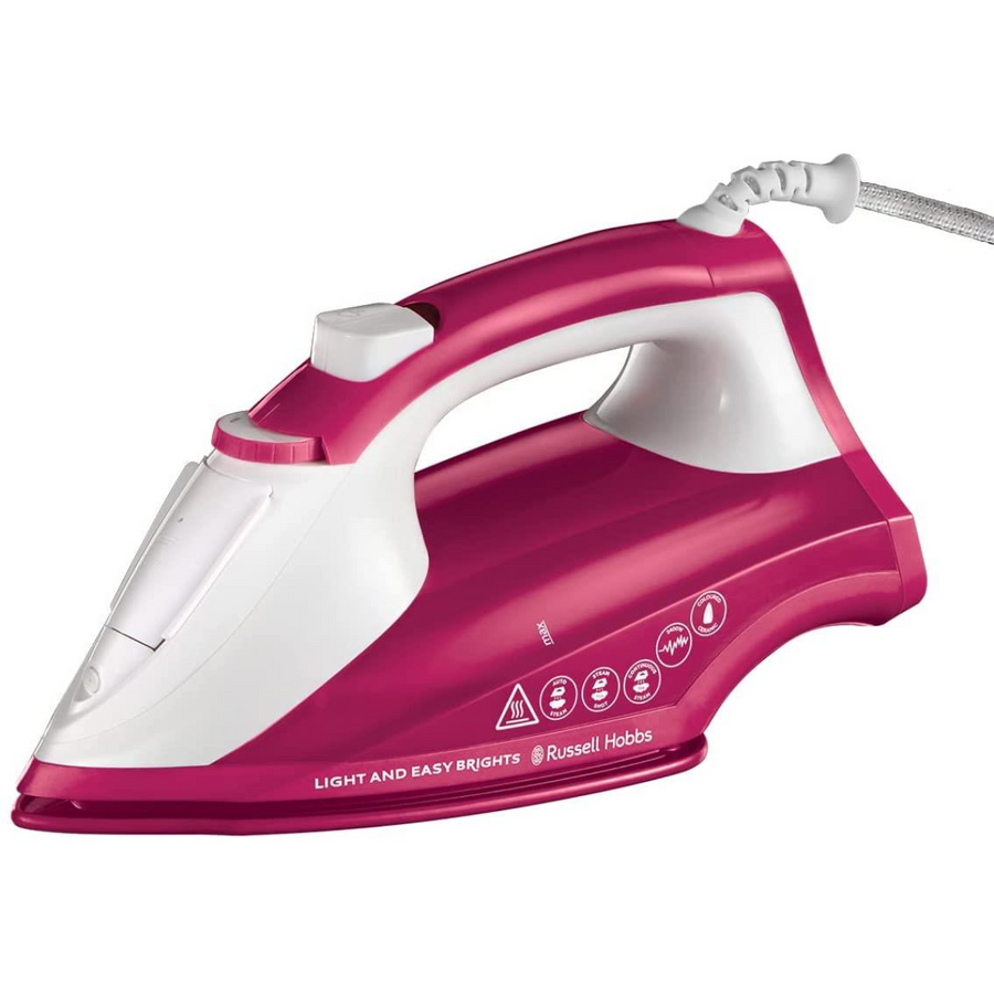 Russell Hobbs Light and Easy Brights Steam Iron 26486- Berry