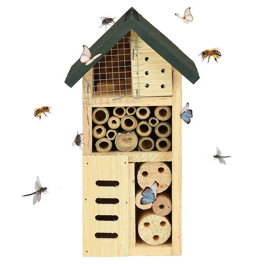 Insect Hotel For Garden - Natural Pest Control, Pollination, Eco-friendly Habitat