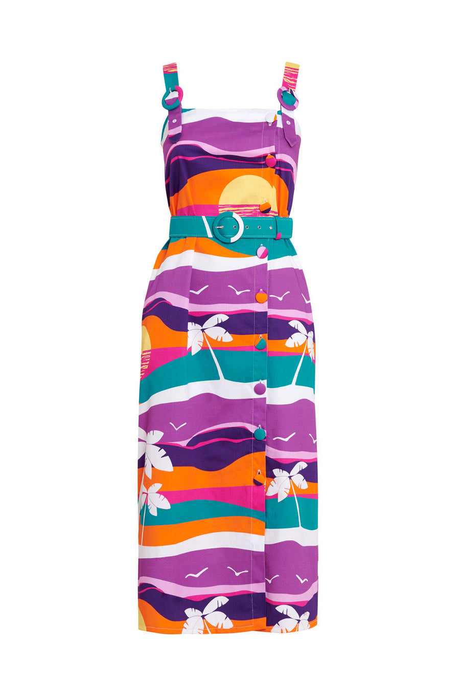 Malibu Sunset Havana Dress - XS