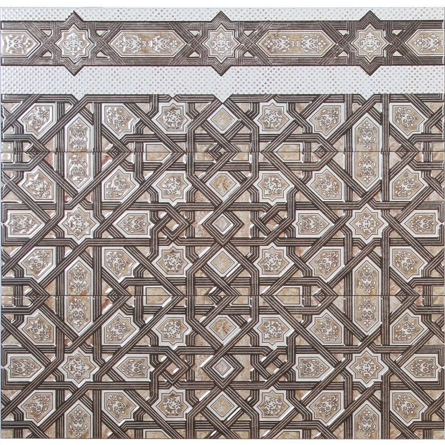 Orientalische Wandfliesen 60x20 cm – Marokkanisches Muster