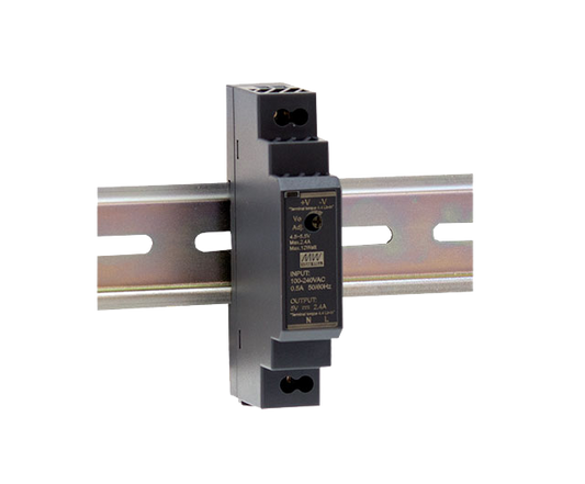 Mean Well HDR-15-24 – 24 V Hutschienen-Netzteil 15 W, Ultra Slim, DIN-Rail, TÜV, CE, UL