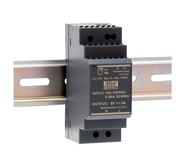 Mean Well HDR-30-24 – 24 V Hutschienen-Netzteil 30 W, Ultra Slim, DIN-Rail, TÜV, CE, UL