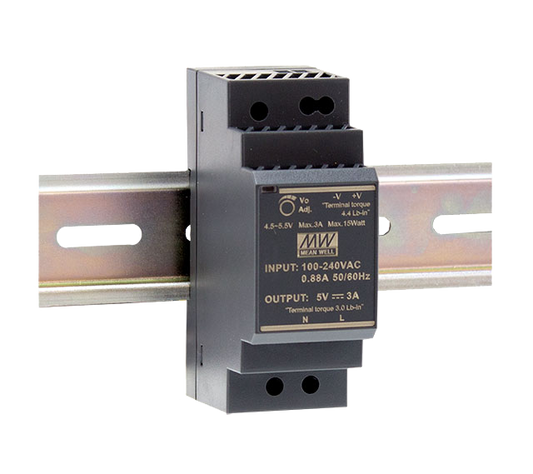 Mean Well HDR-30-24 – 24 V Hutschienen-Netzteil 30 W, Ultra Slim, DIN-Rail, TÜV, CE, UL