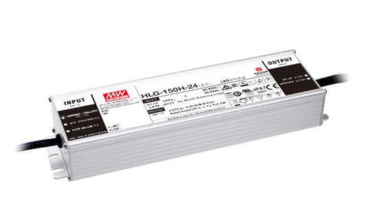 Mean Well HLG-150H-24A LED-Netzteil – 150W 24V DC IP65 Konstantspannung / Konstantstrom, TÜV