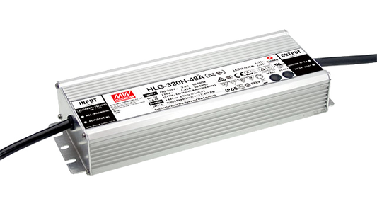 Mean Well HLG-320H-24A LED-Netzteil – 320W 24V DC IP65 Konstantspannung/Konstantstrom, TÜV