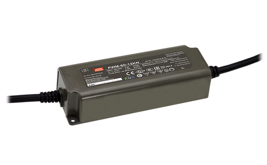 Mean Well PWM-60-24KN 24V - 60W LED-Treiber mit KNX-Steuerung & PWM-Ausgang