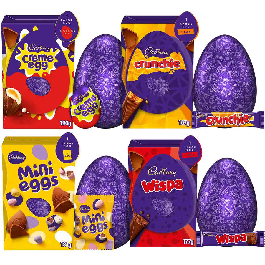 Cadbury Large Easter Eggs (Bundle of 4)