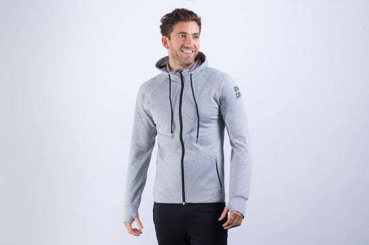 Men's Classic Grey Hoodie - Small (36-38) / Grey