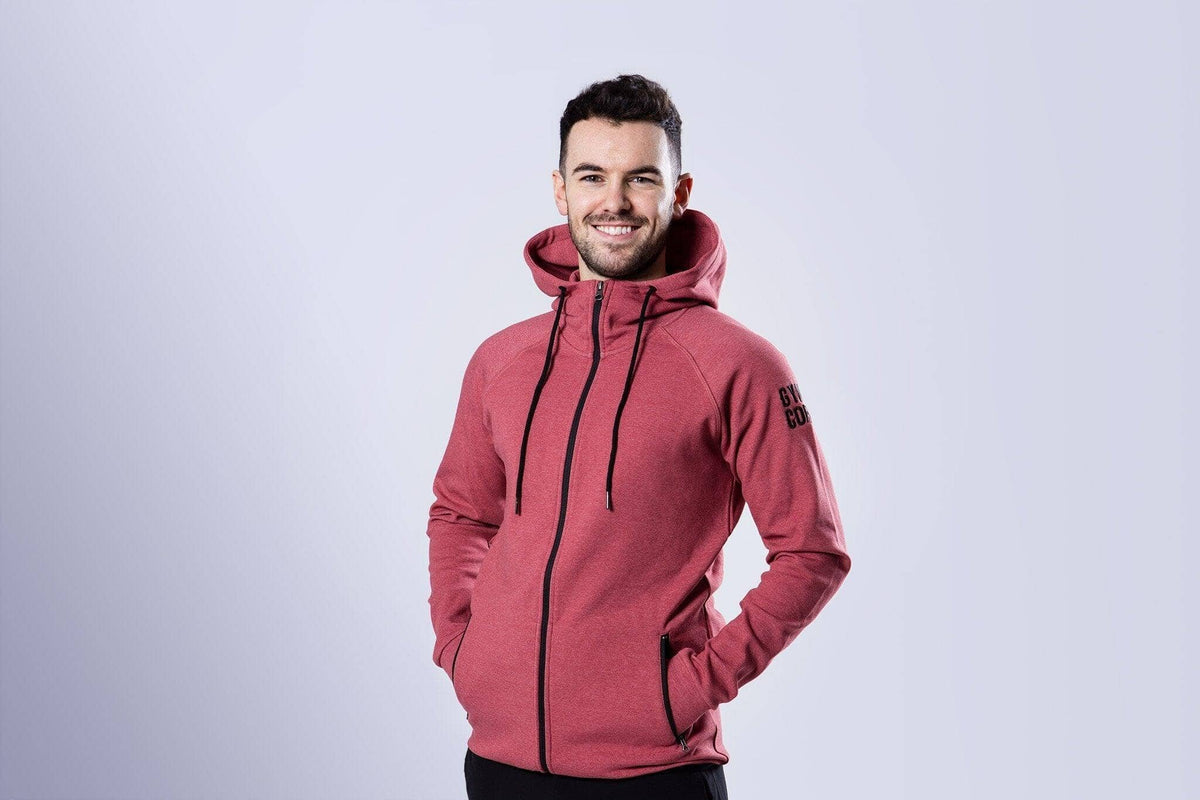 Men's Rust Fleece Hoodie - Small / Rust
