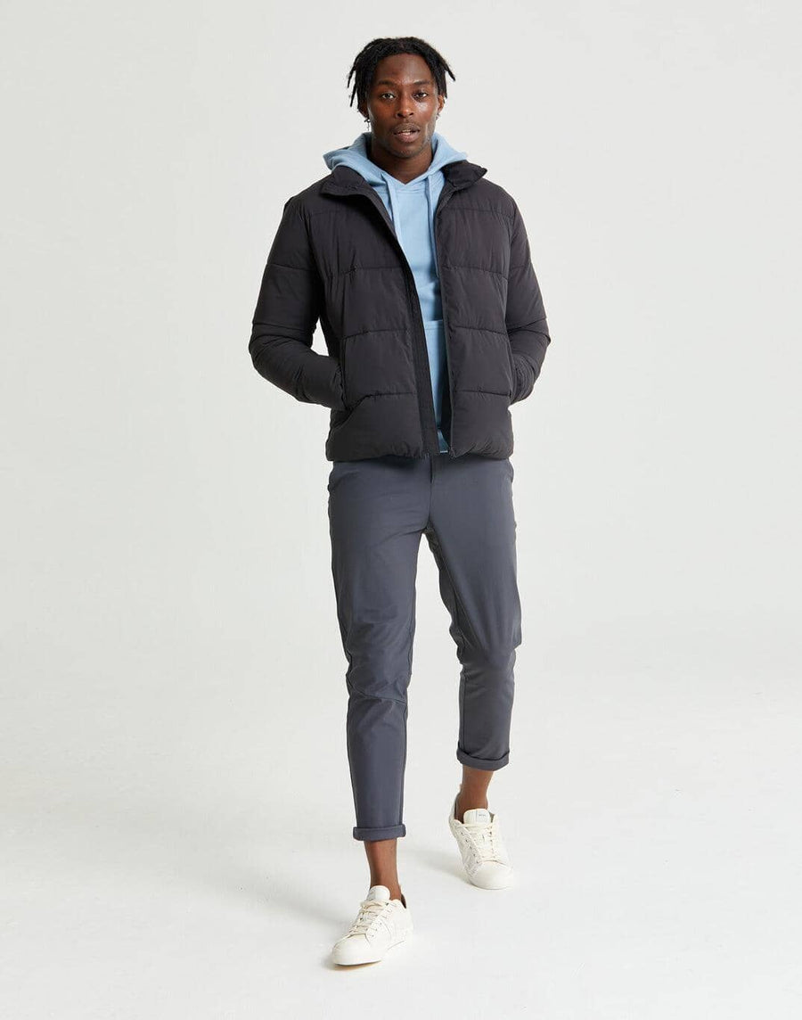 Mens Urban Expedition Puffer Jacket in Jet Black - Small / Jet Black