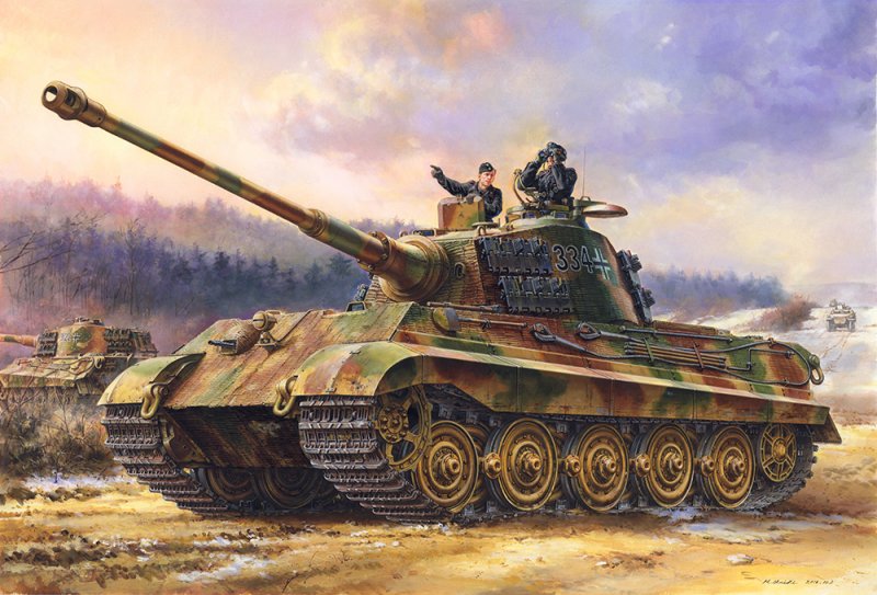 German Heavy Tank Sd.Kfz.182 King Tiger (Henschel Turret)
