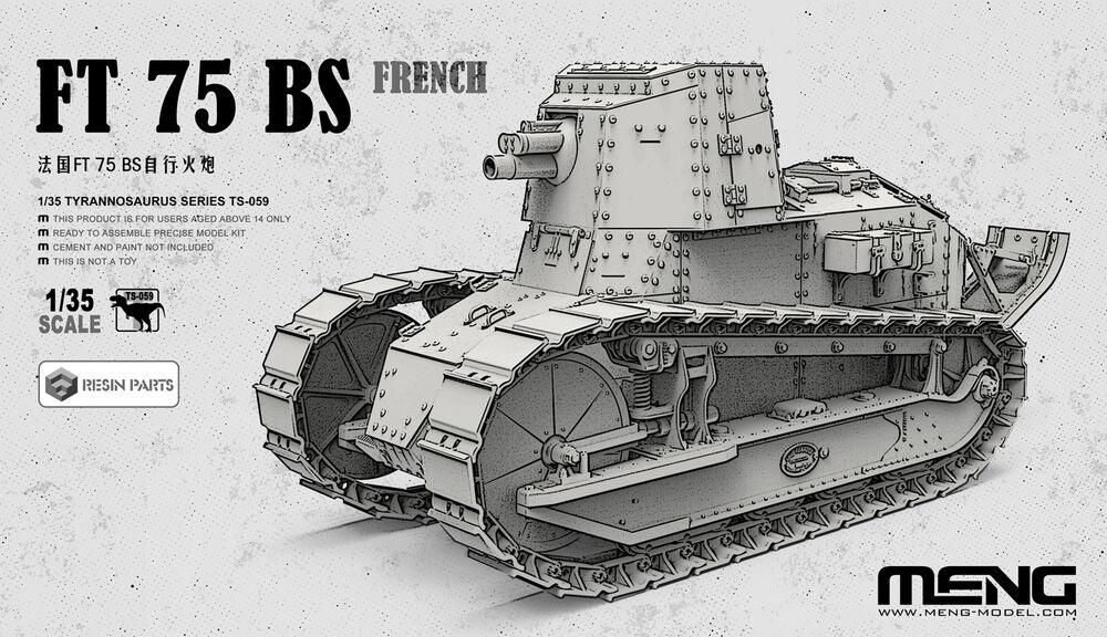 French FT 75 BS (incl. resin parts)