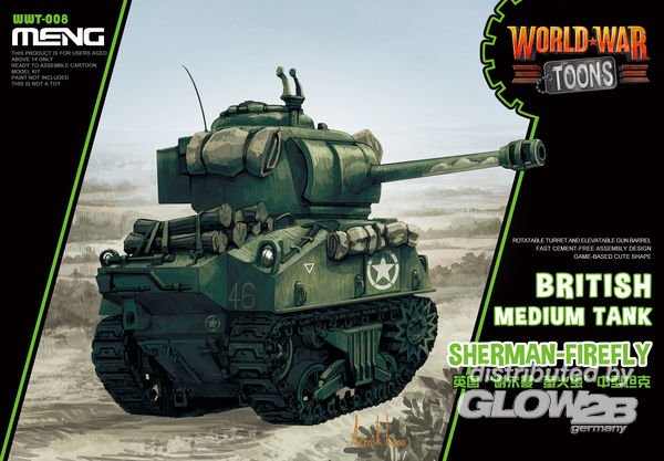 British Medium Tank Sherman-Firefly (Cartoon Model)