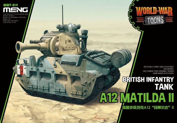 British Infantry Tank A12 Matilda II (CartoonModel)