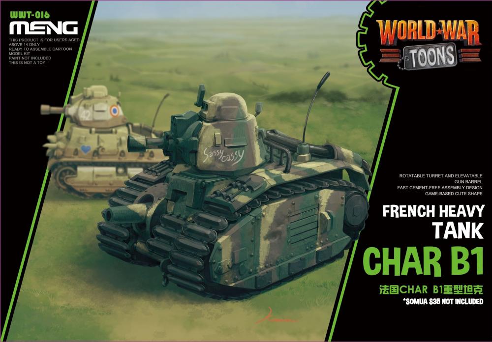 French Heavy Tank Char B1 (Cartoon Model)