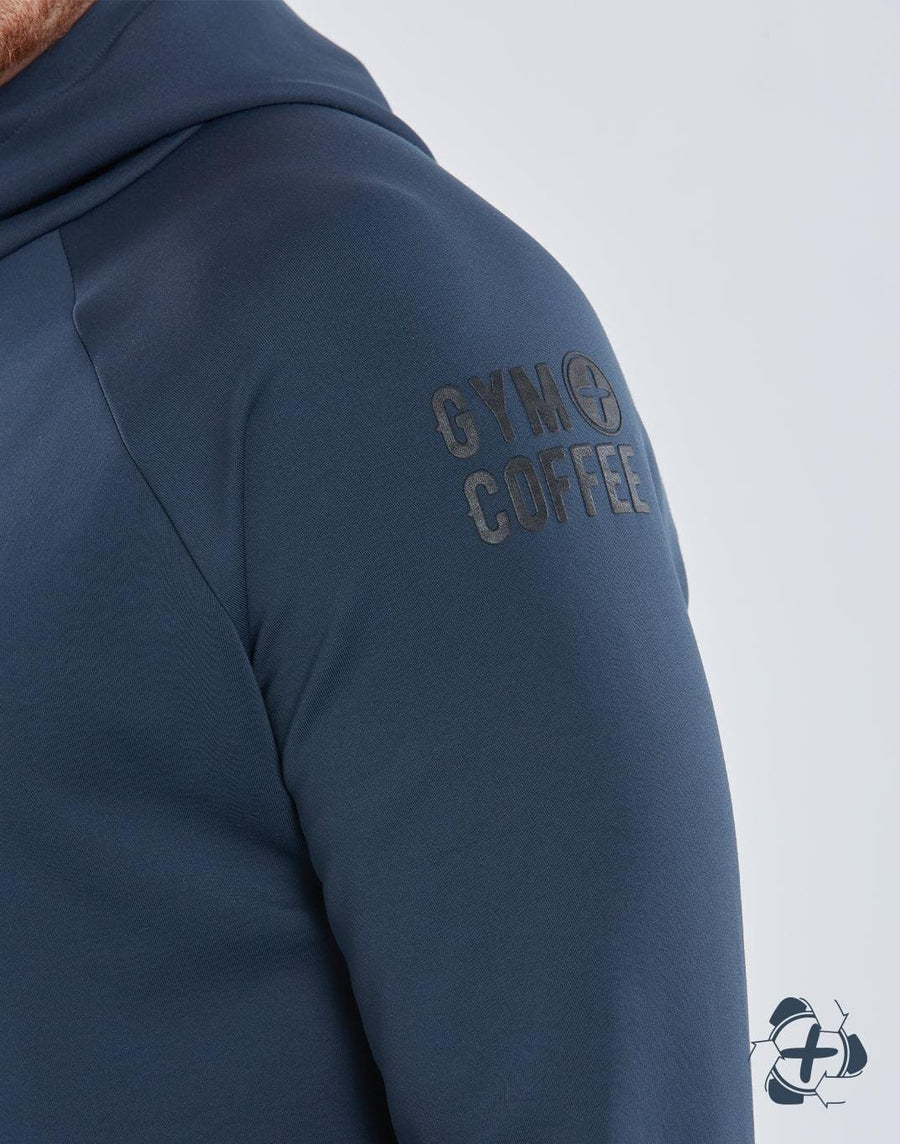 Mens Kinetic Hoodie in Petrol Blue - Small / Petrol Blue