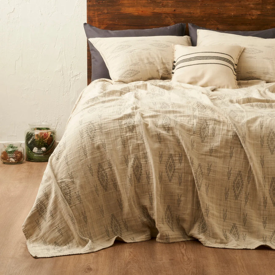 Merlin Cotton Coverlet with Shams