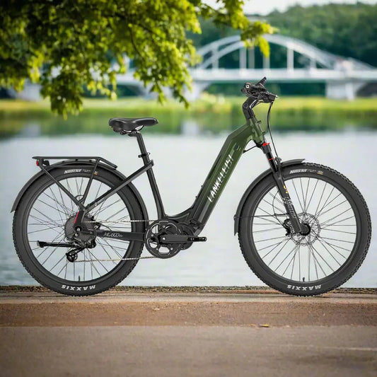 Lankeleisi MG600 Lite 27.5" Electric Trekking SUV E-Bike, 250W Motor, 36V 20Ah 720Wh Battery with Switchable Sensor