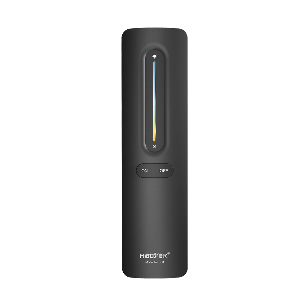 MiBoxer C4 Funkfernbedienung – RGB+CCT Steuerung, 2,4 GHz, Magnetische Wandhalterung