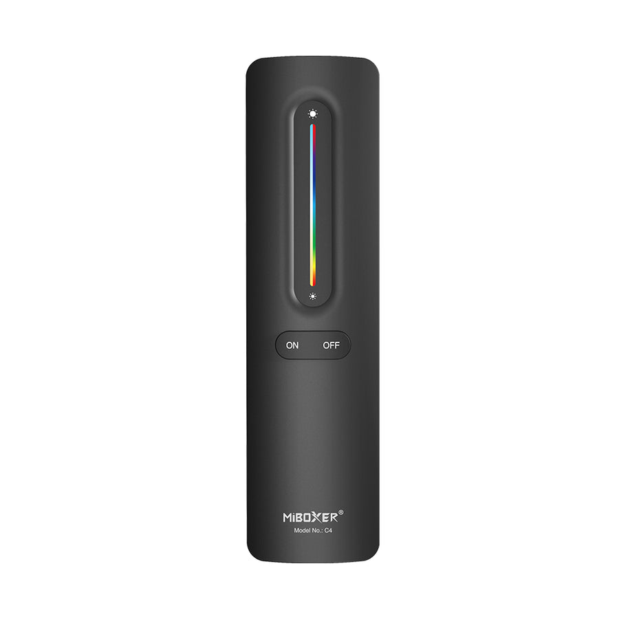 MiBoxer C4 Funkfernbedienung – RGB+CCT Steuerung, 2,4 GHz, Magnetische Wandhalterung
