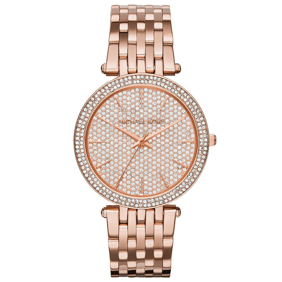 Michael Kors MK3439 Ladies Watch Darci Rose Gold Pave
