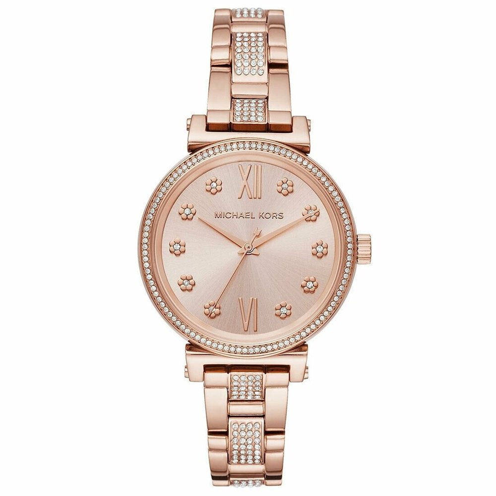 Michael Kors MK3882 Sofie Crystal Rose Dial Ladies Watch