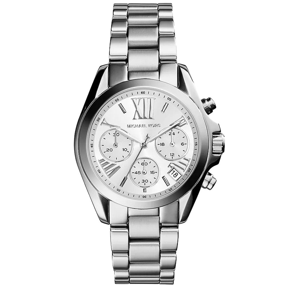 Michael Kors MK6174 Silver-Tone Mini Bradshaw Ladies Watch