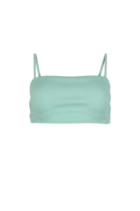 Mila Bandeau Bikini Top With Straps | Size: Small
