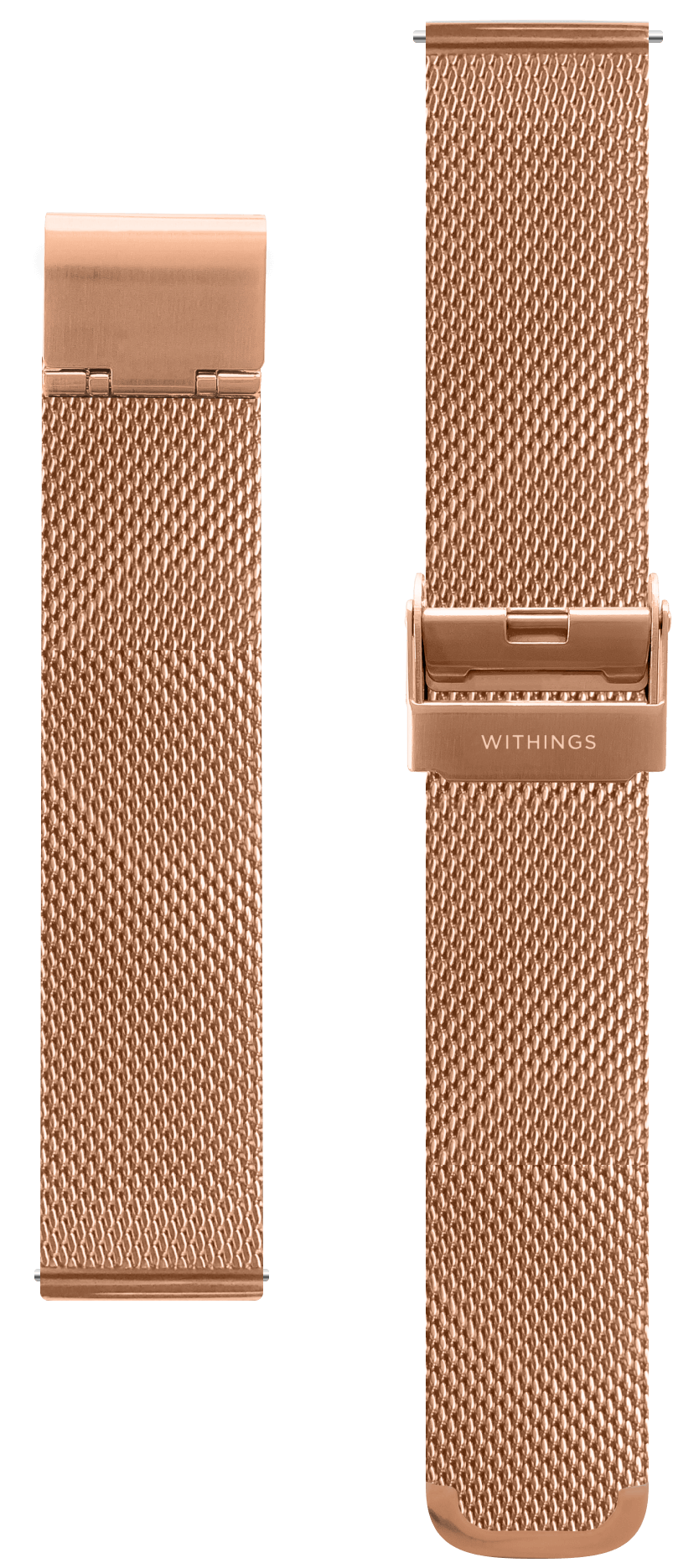 Milanese rose strap 18 mm
