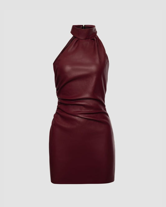 Bordeaux Mini Dress