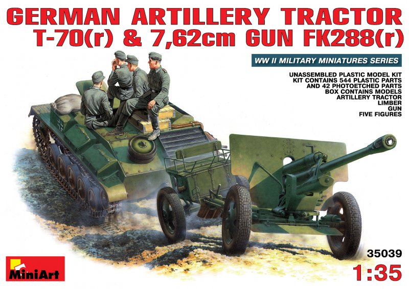 Deutsche T-70+76,2mm FK 288 mit Crew