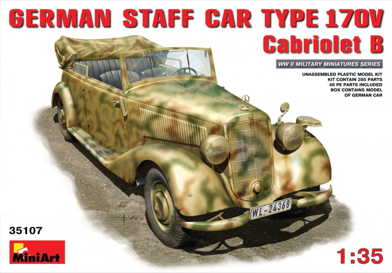 Deutscher Stabswagen Typ 170V.Cabrio B