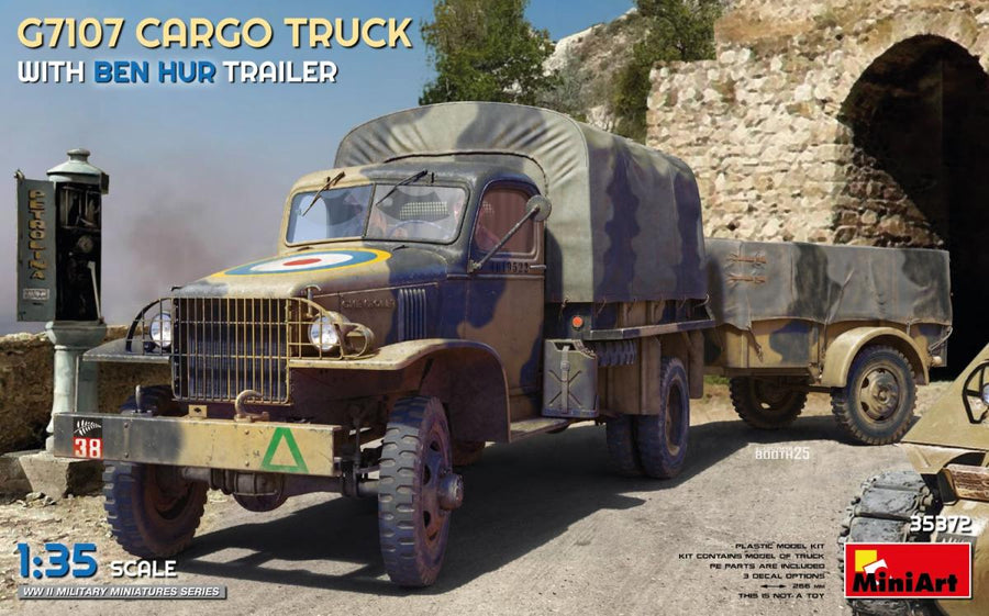 G7107 1,5T 4X4 Cargo Truck m. Anhänger